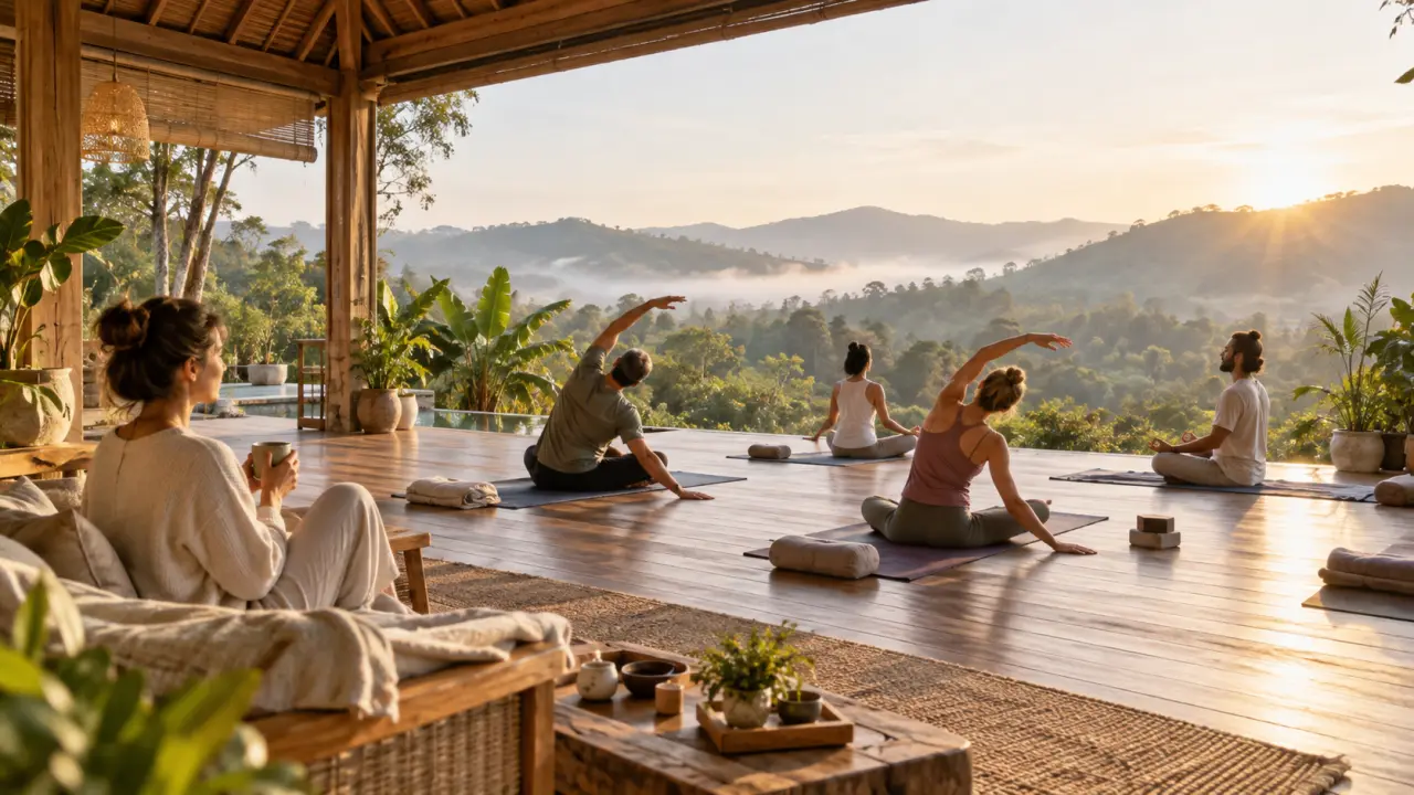 Retraite yoga : se ressourcer sans subir un programme trop intense