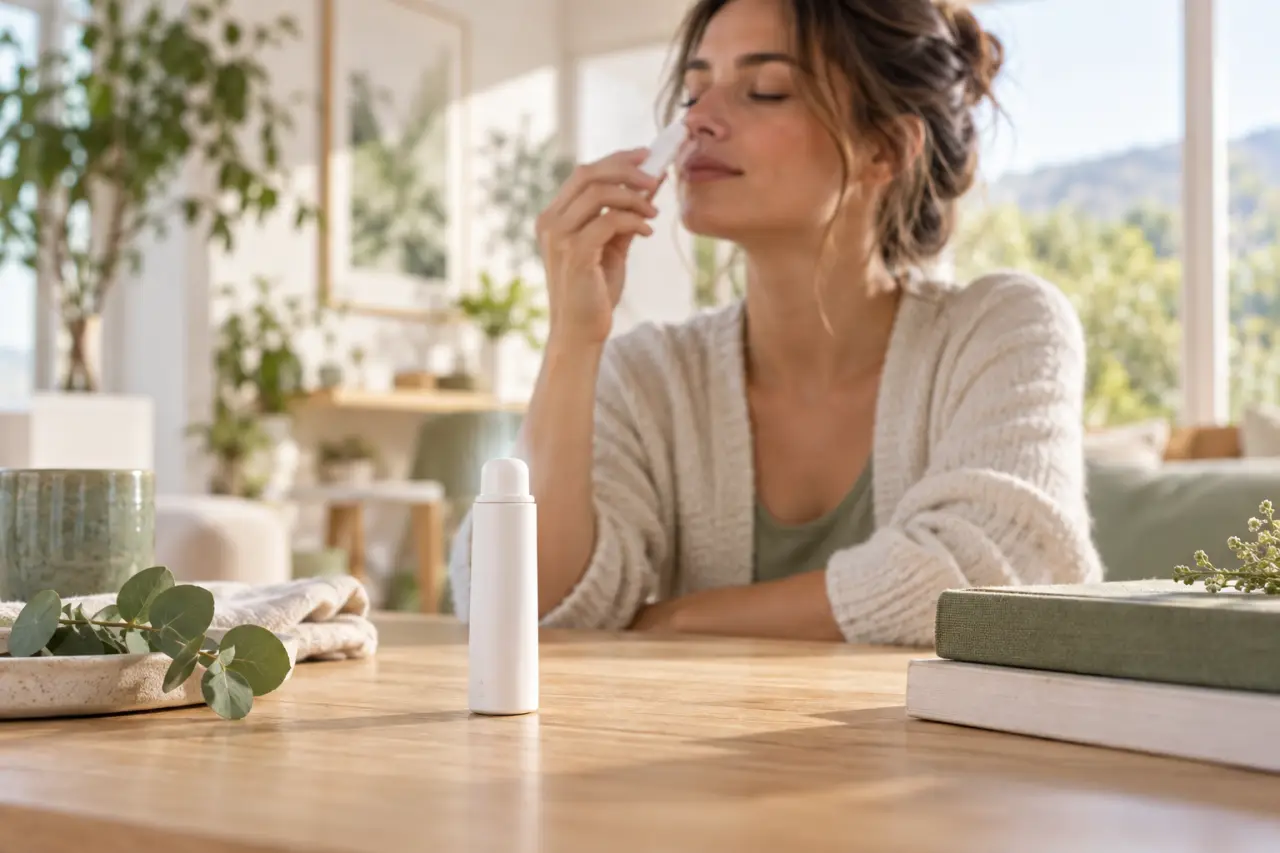 L’inhalateur d’huiles essentielles cible l’olfaction, sans parfumer toute la pièce