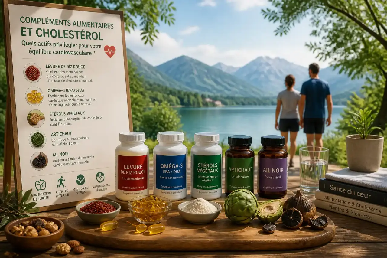 Compléments alimentaires et cholestérol : quels actifs privilégier pour votre équilibre cardiovasculaire ?