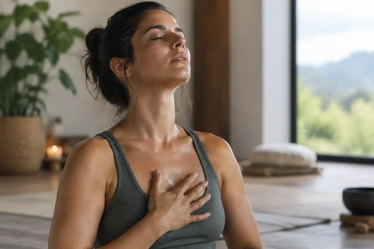 Séance de respiration consciente et de régulation somatique dans un espace chaleureux