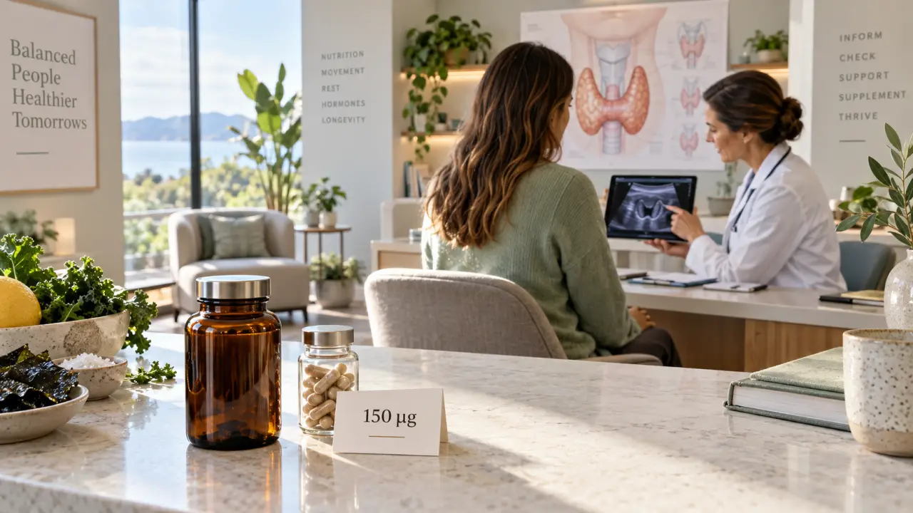 Iode en complément alimentaire : 150 µg par jour, mais pas sans vérifier sa thyroïde
